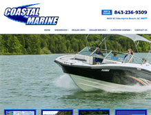 Tablet Screenshot of coastalmarinemb.com